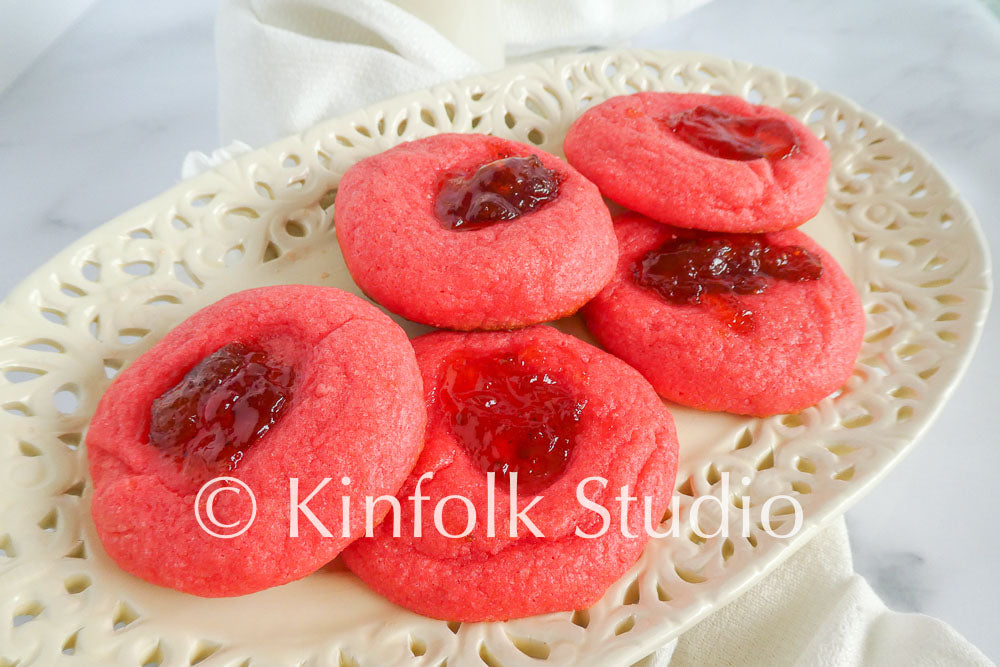 Thumb Print Cookie Recipe (Semi Exclusive 3 of 5 sets, 40 images)