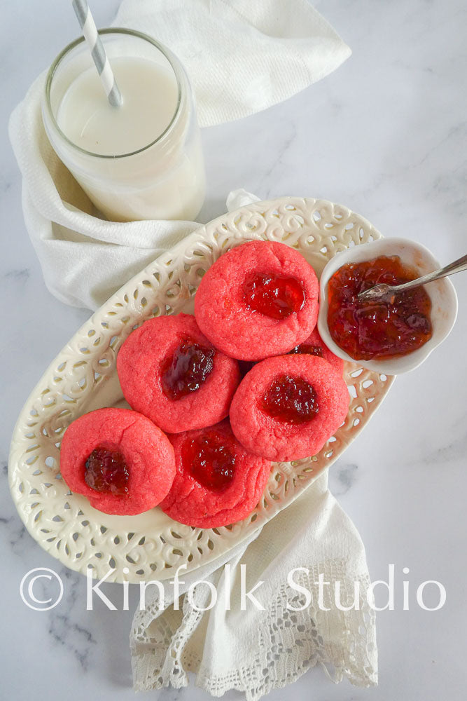 Thumb Print Cookie Recipe (Semi Exclusive 3 of 5 sets, 40 images)