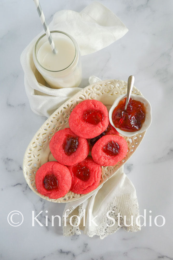 Thumb Print Cookie Recipe (Semi Exclusive 3 of 5 sets, 40 images)