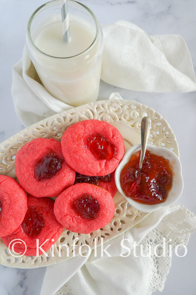 Thumb Print Cookie Recipe (Semi Exclusive 3 of 5 sets, 40 images)