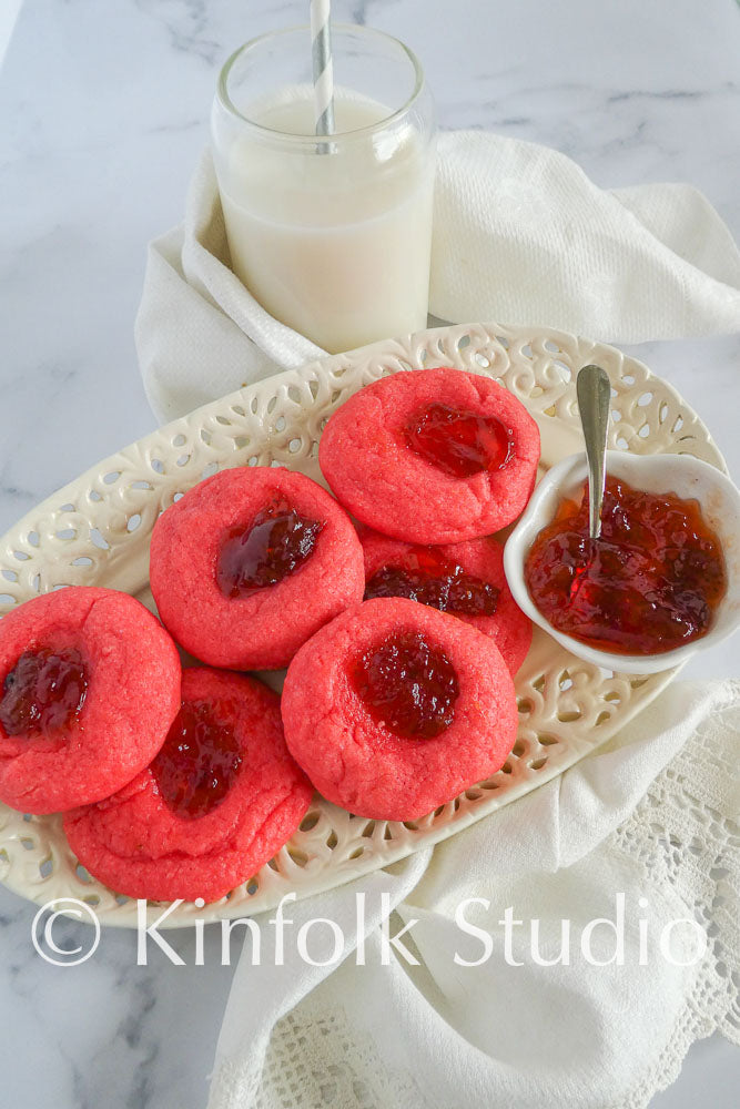 Thumb Print Cookie Recipe (Semi Exclusive 3 of 5 sets, 40 images)