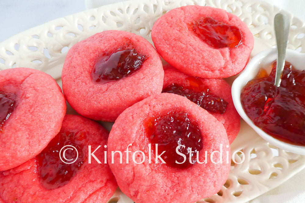 Thumb Print Cookie Recipe (Semi Exclusive 3 of 5 sets, 40 images)