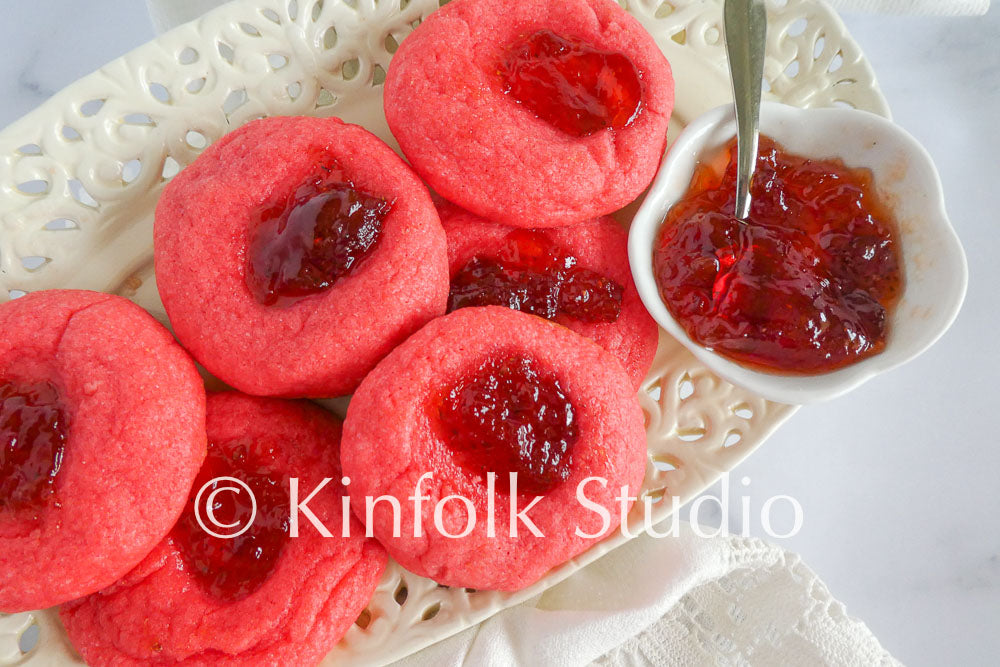 Thumb Print Cookie Recipe (Semi Exclusive 3 of 5 sets, 40 images)