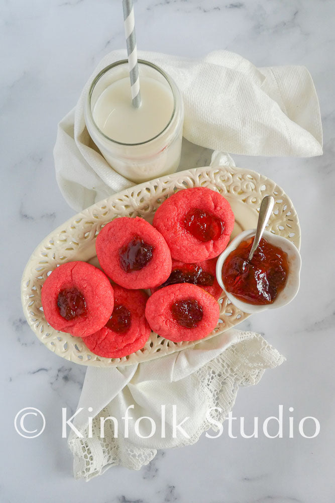 Thumb Print Cookie Recipe (Semi Exclusive 3 of 5 sets, 40 images)