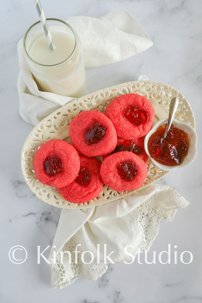 Thumb Print Cookie Recipe (Semi Exclusive 3 of 5 sets, 40 images)